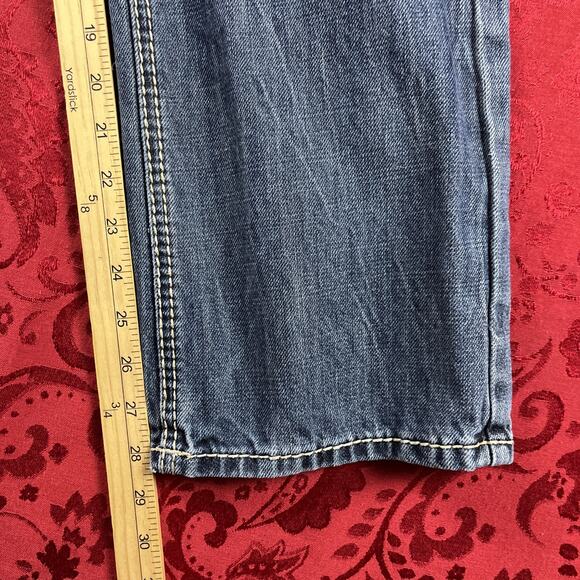 Rock And Roll Jeans Pistol Straight Mens Tagged Sz 30wx30 Actual 29.5x28" - Picture 9 of 12